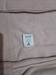 baby pink Fleece sports Zip-Up Jacket hoddie
