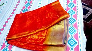 Res&amp; Gold Saree Pure Kanjivaram Silk2
