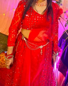Mirror Work Lehenga Choli