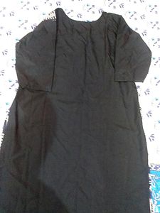 Silk Black Kurti.