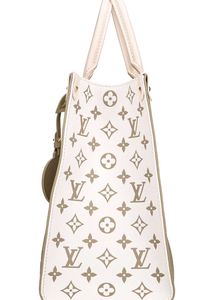 Louis Vuitton White Monogram Empreinte Tote Bag