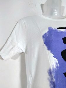 Being Human White Printed T-Shirt ( Men)