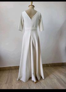 Elegant A-Line White Dress