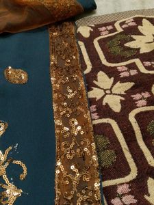 Work Georgette Saree