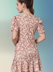 Floral Print Mini Dress