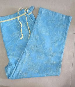 Embroided Cotton Pant For Women