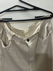 Beige Jeans