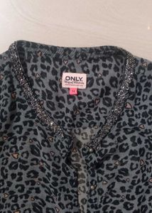 Branded Sequin Collar Tops