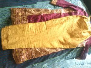 Jaipur Kurti With Yellow Pand