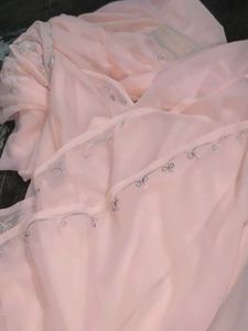 Soft Peach Colour Saree