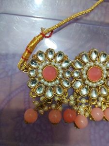 Necklace Set With Mangtika
