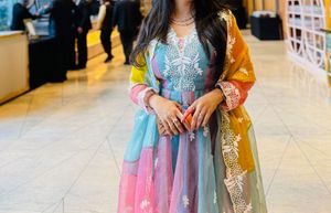 Designer  Embroidered3-Piece Set of Kurti