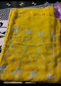 Elegant Purple Yellow, Blouse