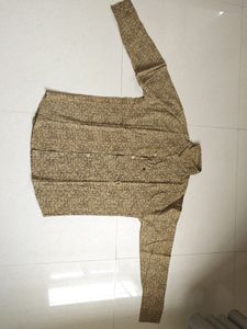 Tan designed Printed Shirt