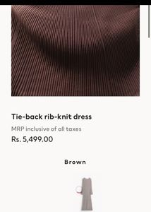 H&amp;M Ribbed Flared Dress