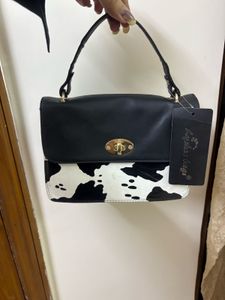 Stylish Cow Print Handbag