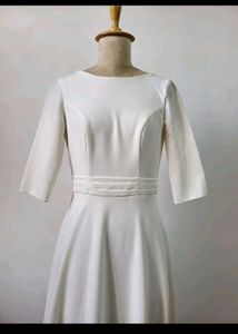 Elegant A-Line White Dress