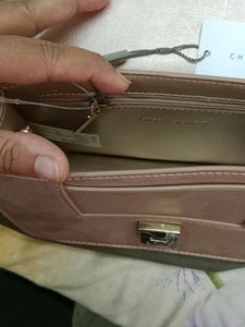 CHARLES &amp; KEITH Rose Gold Sling Bag
