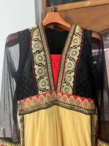 Elegant Embellished Anarkali Suit