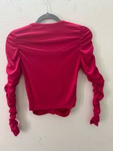 Pink Fitted Top