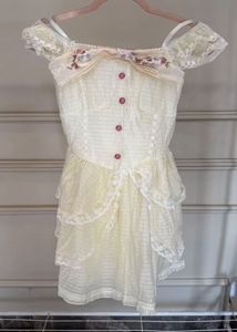 Vintage Inspired White Dress