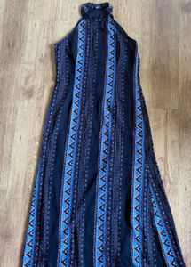 Maxi Dark Blue Dress - Zink London