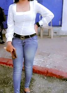 White Square Neck Button-Down Blouse