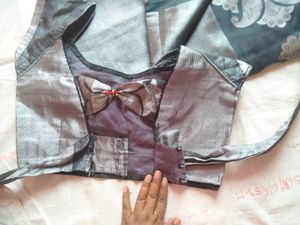 Uppada Tissue Saree With  Designer Blouse