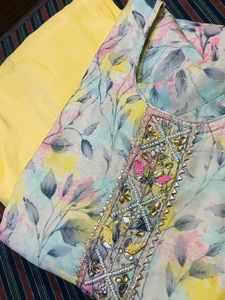 Beautiful Kurti With Palazzo Set