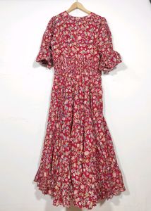 Floral Print Midi Dress