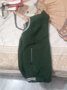 Sleeveless Green Jacket