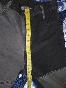 Two-Tone Patchwork Jeans
