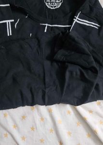 Black Printed tshirt