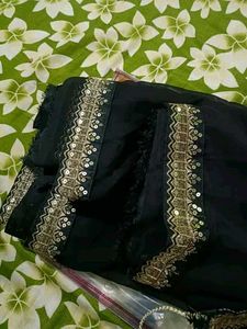 Elegant Black Saree