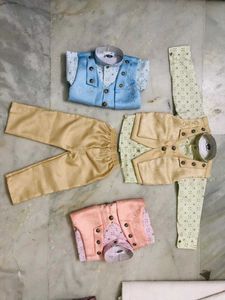 Tropical Print Shirt &amp; Vest Set