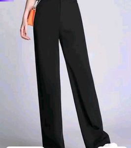 Elegant Black Wide Leg Pants
