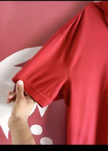 Red Short Sleeve Polo Shirt
