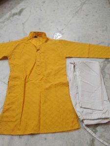Yellow Kurta Pajama Set