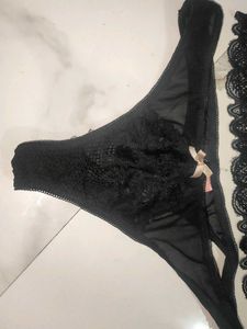 Ruffled Lace Bralette &amp; Thong Duo