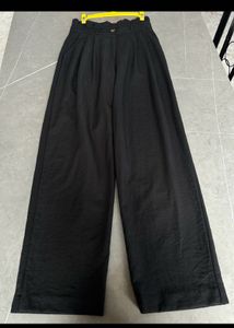 Black Combo Of  Straight Legged Trousers