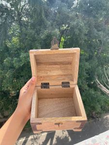 Vintage Wooden Treasure Chest
