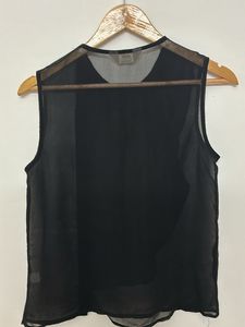 Black Sheer Top
