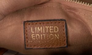 Faux leather saddle bag with stud