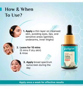 Pilgrim Peeling Solution With Freebie Included
