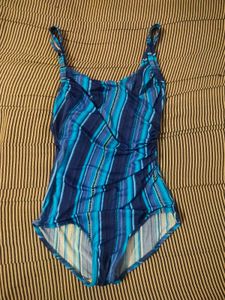 Striped One Piece Swimsuit