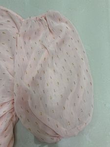 Baby Pink One Shoulder Top