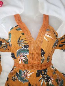 Floral Print Beach Romper