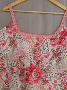 Floral Print Tank Top