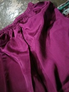 Green &amp; Purple Kurta Set for girls