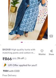 Cotton Kurta Set